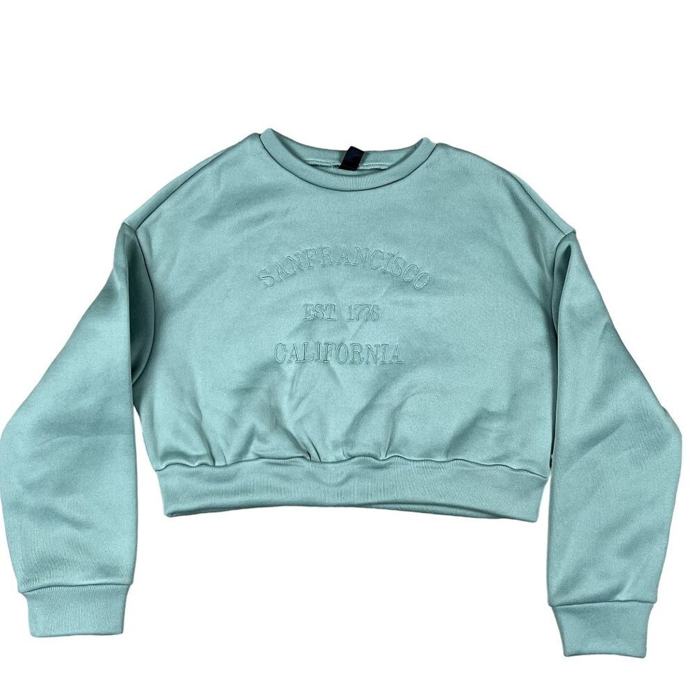 San Francisco California Green Crop Sweatshirt Size XS